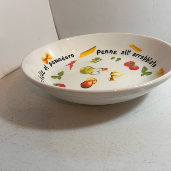 Vintage Toscana Quadrifoglio ceramic pasta noodle serving plate‎ - made in Italy - Picture 4 of 11